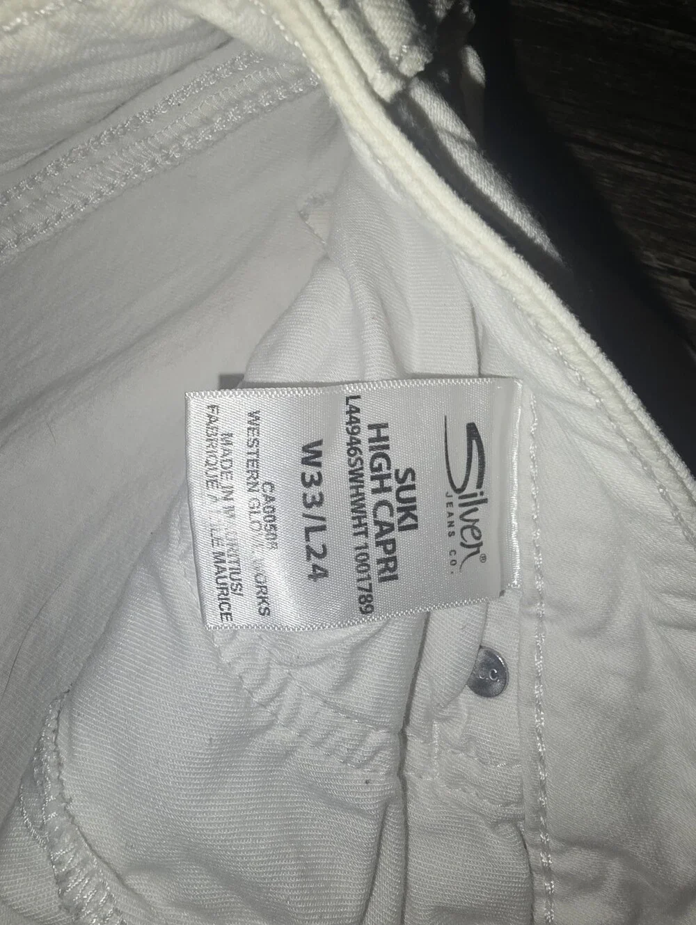Silver Jeans classic white